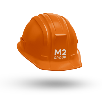 M2 hardhat with shadow graphic
